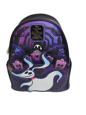 Loungefly Zero Graveyard Light Up Mini Backpack Nightmare Before Christmas NWT